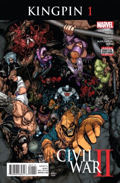 Civil War II: Kingpin Civil War II - Shouldn't Have Come Back / The Death & Birth Of Janus Jardeesh |  Issue#1A | Year:2016 | Series:  | Pub: Marvel Comics | Aaron Kuder Regular
