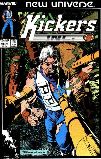 Kickers Inc. "Deadly Force" |  Issue#10A | Year:1987 | Series: New Universe | Pub: Marvel Comics | Direct Edition