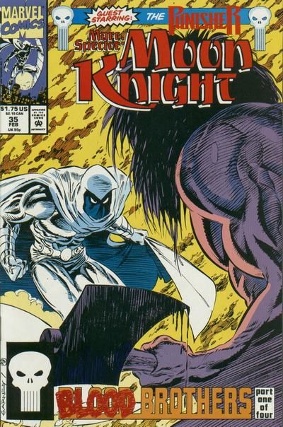 Marc Spector: Moon Knight Blood Brothers, Part 1: The Family That Slays Together... |  Issue#35 | Year:1992 | Series: Moon Knight | Pub: Marvel Comics |