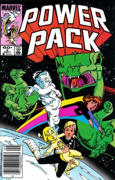 Power Pack, Vol. 1 Butter Fingers |  Issue#2B | Year:1984 | Series: Power Pack | Pub: Marvel Comics | Newsstand Edition