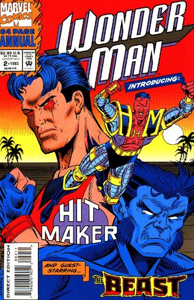 Wonder Man, Vol. 2 Annual Hitmaker / Splice In / It the Living Colossus |  Issue#2B | Year:1993 | Series: Wonder Man | Pub: Marvel Comics |