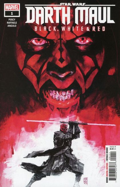 Star Wars: Darth Maul - Black, White & Red Ghost Ship |  Issue#1A | Year:2024 | Series: Star Wars | Pub: Marvel Comics | Alex Maleev Regular