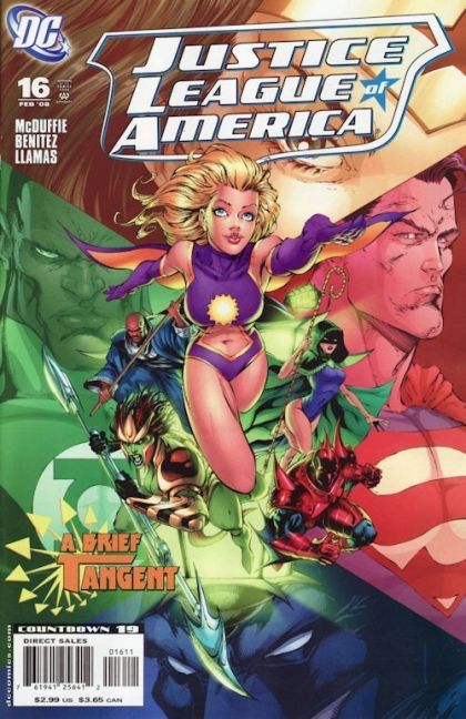 Justice League of America, Vol. 2 A Brief Tangent |  Issue#16A | Year:2008 | Series: Justice League | Pub: DC Comics | Direct Edition