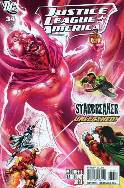 Justice League of America, Vol. 2 Welcome to Sundown Town, The Dharma Initiative |  Issue#34A | Year:2009 | Series: Justice League | Pub: DC Comics | Eddy Barrows Regular