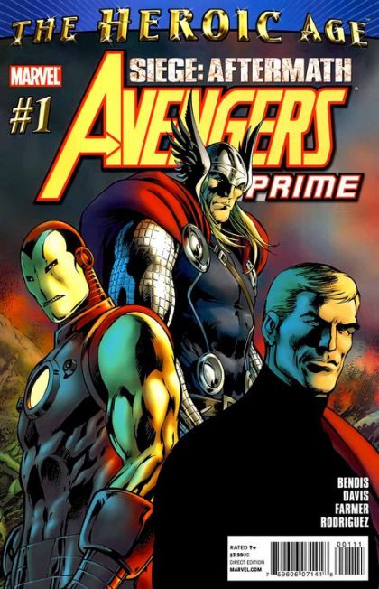 Avengers Prime The Heroic Age - Siege: Aftermath, Part 1 |  Issue#1A | Year:2010 | Series: Avengers | Pub: Marvel Comics | Alan Davis Regular