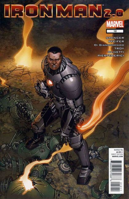 Iron Man 2.0 The Palmer Addley Infection, Conclusion |  Issue#12A | Year:2011 | Series: Iron Man | Pub: Marvel Comics | Salvador Larroca Regular
