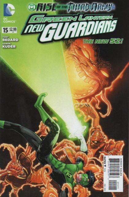Green Lantern: New Guardians Rise of the Third Army - The Need For Greed |  Issue#15A | Year:2012 | Series: Green Lantern | Pub: DC Comics | Aaron Kuder Regular