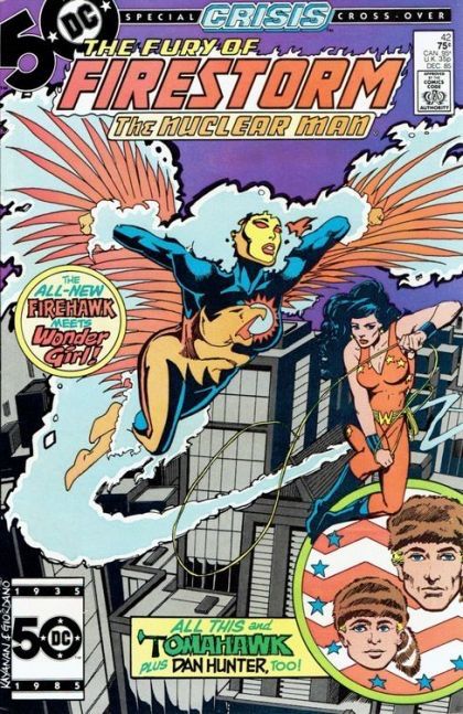 Firestorm, the Nuclear Man, Vol. 2 (1982-1990) Crisis On Infinite Earths - A Long Night's Journey Into Day |  Issue#42A | Year:1985 | Series: Firestorm | Pub: DC Comics | Direct Edition