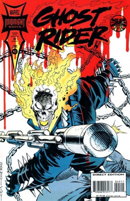 Ghost Rider, Vol. 2 Siege of Darkness - Part 10: Blood |  Issue#45A | Year:1993 | Series: Ghost Rider | Pub: Marvel Comics | Direct Edition