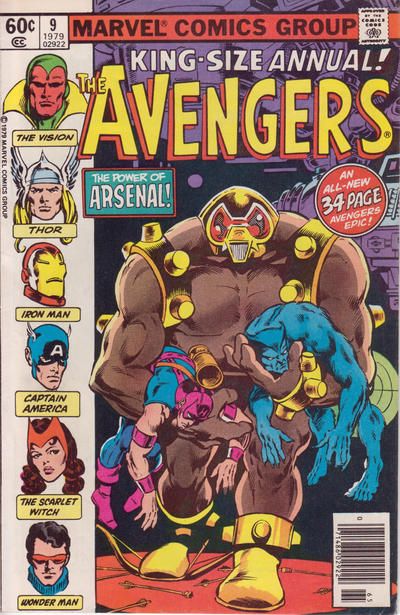 The Avengers, Vol. 1 Annual --Today the Avengers Die! |  Issue#9B | Year:1979 | Series: Avengers | Pub: Marvel Comics | Newsstand Edition