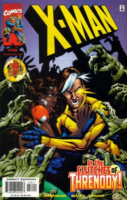 X-Man The Heart of Darkness |  Issue#58A | Year:1999 | Series: X-Men | Pub: Marvel Comics | Direct Edition