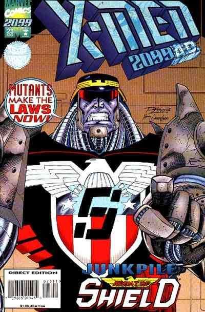 X-Men 2099 Junkpile: Agent Of Shield |  Issue#23A | Year:1995 | Series: X-Men | Pub: Marvel Comics | Direct Edition