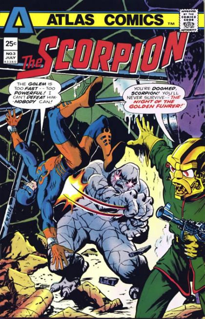 The Scorpion Night of the Golden Fuhrer |  Issue#3 | Year:1975 | Series:  | Pub: Atlas Comics (Seaboard) |