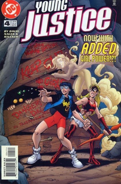 Young Justice, Vol. 1 Harm's Way |  Issue#4A | Year:1998 | Series: Teen Titans | Pub: DC Comics | Direct Edition