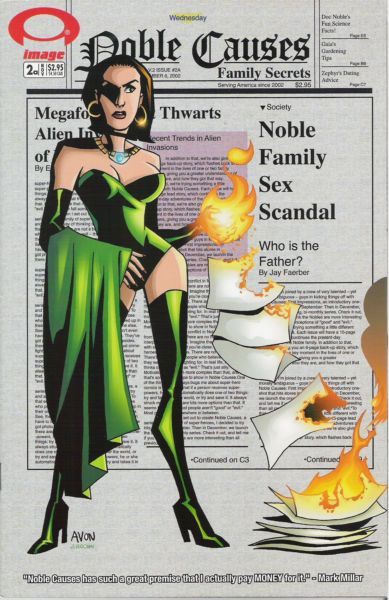 Noble Causes: Family Secrets Family Secrets, Part Two; Unrequited |  Issue#2A | Year:2002 | Series: Noble Causes | Pub: Image Comics |