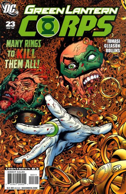 Green Lantern Corps, Vol. 1 Ringquest, Part Two |  Issue#23 | Year:2008 | Series: Green Lantern | Pub: DC Comics | Rodolfo Migliari Regular