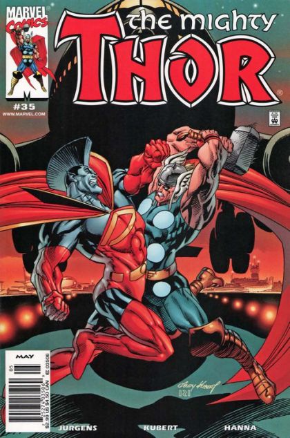 Thor, Vol. 2 Across All Worlds |  Issue#35B | Year:2001 | Series: Thor | Pub: Marvel Comics | Newsstand Edition
