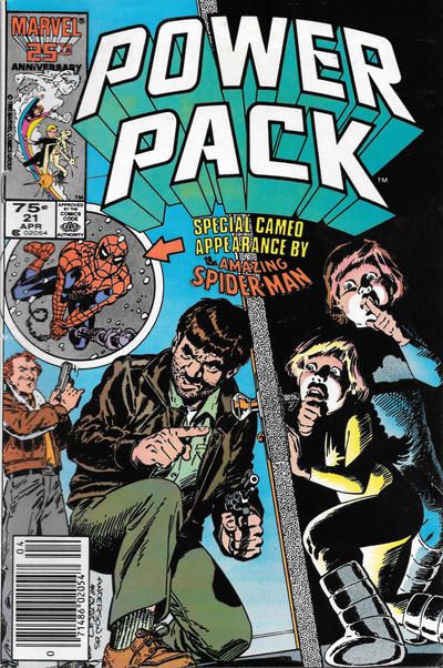 Power Pack, Vol. 1 The Great Goo-Gam Treasure Hunt! |  Issue#21B | Year:1986 | Series: Power Pack | Pub: Marvel Comics | Newsstand Edition