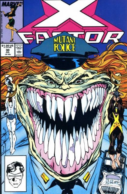 X-Factor, Vol. 1 Kiss Of Death! |  Issue#30A | Year:1988 | Series: X-Factor | Pub: Marvel Comics | Direct Edition