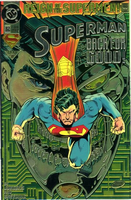 Superman, Vol. 2 Reign of the Supermen - Back For Good |  Issue#82C | Year:1993 | Series: Superman | Pub: DC Comics | Collector's Edition
