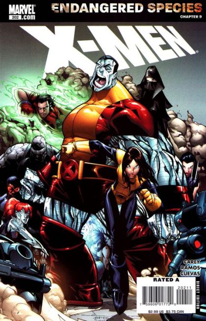 X-Men, Vol. 1 Endangered Species - Blinded by the Light, Part 3 |  Issue#202A | Year:2007 | Series: X-Men | Pub: Marvel Comics | Humberto Ramos Regular