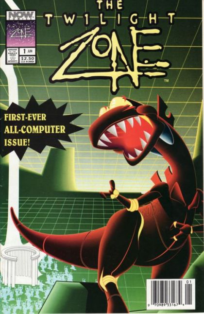 The Twilight Zone, Vol. 3  |  Issue#2B | Year:1993 | Series:  | Pub: NOW Comics | Computer Special #1: Newsstand edition with a #1 on the cover