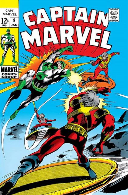 Captain Marvel, Vol. 1 Between Hammer and Anvil! |  Issue#9 | Year:1968 | Series: Captain Marvel | Pub: Marvel Comics |