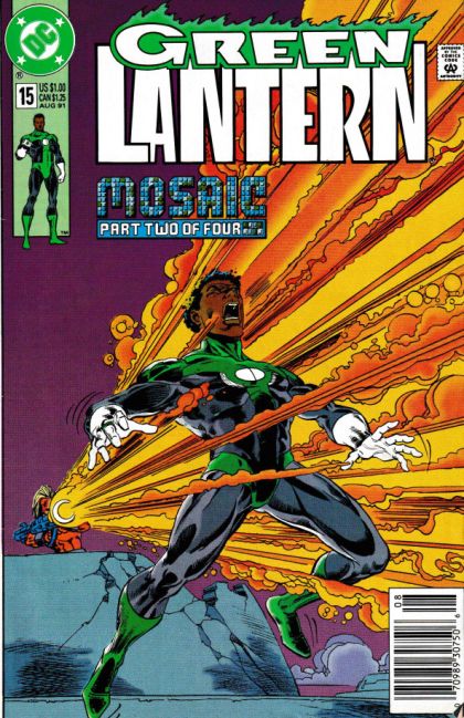 Green Lantern, Vol. 3 Mosaic, Part 2: Strictures |  Issue#15B | Year:1991 | Series: Green Lantern | Pub: DC Comics | Newsstand Edition