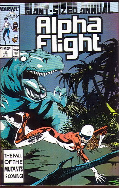 Alpha Flight, Vol. 1 Annual The Fire Inside! |  Issue#2A | Year:1987 | Series: Alpha Flight | Pub: Marvel Comics | Direct Edition
