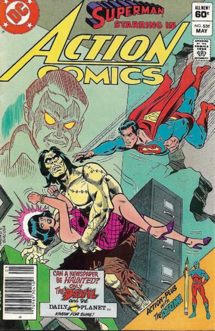 Action Comics, Vol. 1 The Devil and The Daily Planet! / No Time for Heroes! |  Issue#531B | Year:1982 | Series:  | Pub: DC Comics | Newsstand Edition