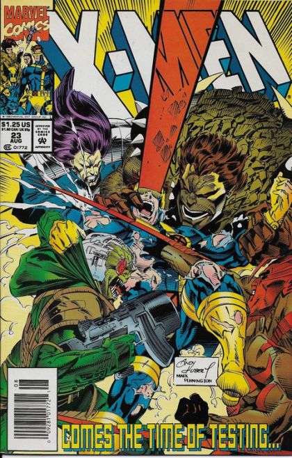 X-Men, Vol. 1 Leaning Towards Oneself |  Issue#23B | Year:1993 | Series: X-Men | Pub: Marvel Comics |