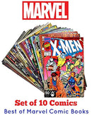 Marvel Comics | Best of Marvel Comics | Pack of 10 Comics | All Different Issues | Original Comics from USA | Issues from 1990s to Present Date