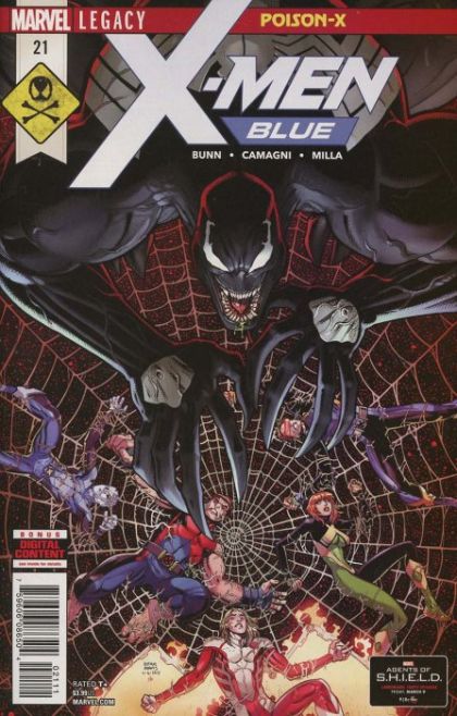X-Men: Blue Poison-X  |  Issue#21A | Year:2018 | Series: X-Men | Pub: Marvel Comics | Arthur Adams Regular