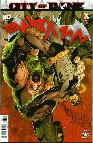 Batman, Vol. 3 City of Bane |  Issue#76C | Year:2019 | Series: Batman | Pub: DC Comics | 2nd Printing Tony S. Daniel