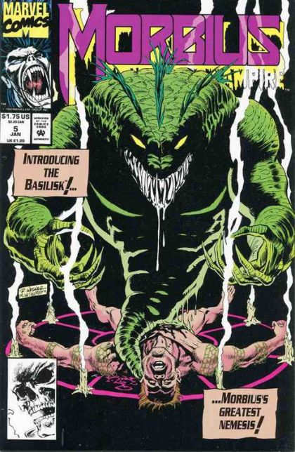 Morbius: The Living Vampire, Vol. 1 Here There Be Dragons |  Issue#5A | Year:1992 | Series: Midnight Sons | Pub: Marvel Comics | Direct Edition