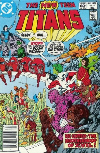 The New Teen Titans, Vol. 1 The Brotherhood Of Evil Lives Again |  Issue#15B | Year:1982 | Series: Teen Titans | Pub: DC Comics |