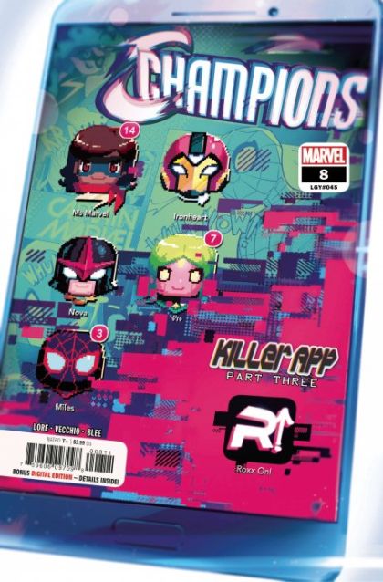 Champions, Vol. 4 (Marvel) Killer App! |  Issue#8A | Year:2021 | Series:  | Pub: Marvel Comics | Toni Infante Regular