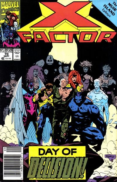X-Factor, Vol. 1 The Muir Island Saga - Epilogue: Leeegggiiioonn |  Issue#70B | Year:1991 | Series: X-Factor | Pub: Marvel Comics | Newsstand Edition