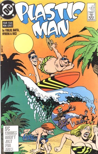Plastic Man, Vol. 2 California Schemin' |  Issue#3A | Year:1989 | Series: Plastic Man | Pub: DC Comics | Direct Edition