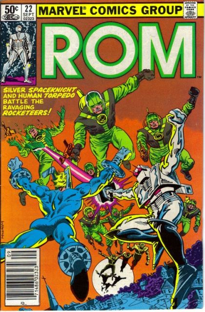 ROM, Vol. 1 (Marvel) Great Rocketeer Revival / The Body Snatcher! |  Issue#22B | Year:1981 | Series:  | Pub: Marvel Comics | Newsstand Edition
