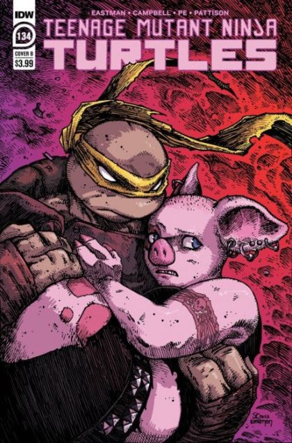 Teenage Mutant Ninja Turtles, Vol. 5 The Armageddon Game  |  Issue#134B | Year:2022 | Series: Teenage Mutant Ninja Turtles | Pub: IDW Publishing | Kevin Eastman Cover