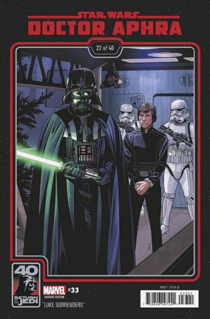 Star Wars: Doctor Aphra, Vol. 2 Dead Ringer |  Issue#33B | Year:2023 | Series: Star Wars | Pub: Marvel Comics | Chris Sprouse Return Of The Jedi 40th Anniversary Variant