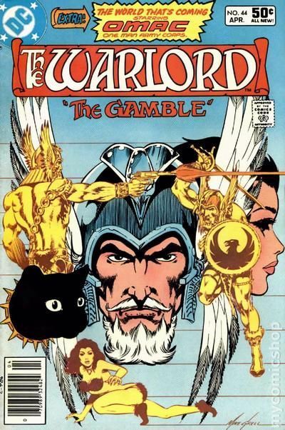 Warlord, Vol. 1 The Gamble; Games of Power, Games of Chance |  Issue#44B | Year:1981 | Series: Warlord | Pub: DC Comics | Newsstand Edition