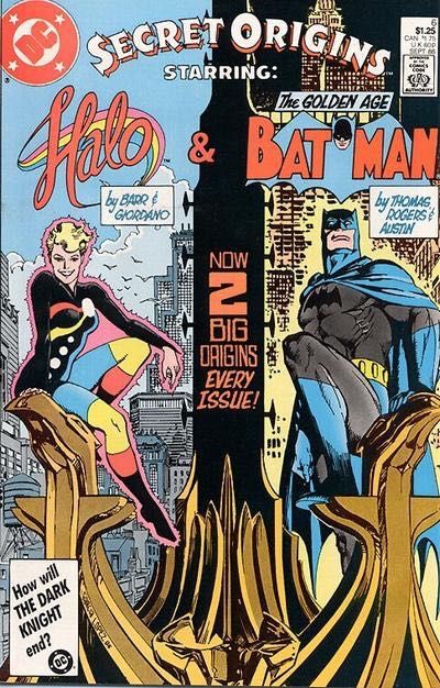 Secret Origins, Vol. 3 The Golden Age Batman / Fallen Angel |  Issue#6A | Year:1986 | Series: Secret Origins | Pub: DC Comics | Direct Edition