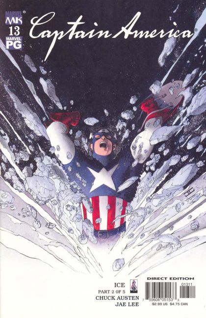 Captain America, Vol. 4 Ice, Part 2 |  Issue#13A | Year:2003 | Series: Captain America | Pub: Marvel Comics | Direct Edition