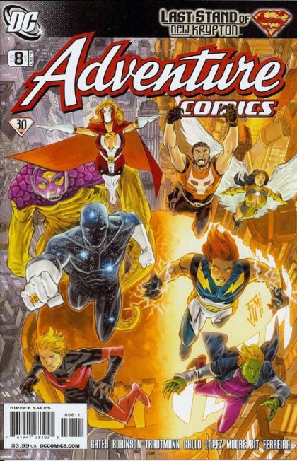 Adventure Comics, Vol. 3 Last Stand of New Krypton - Prologue, Part 1: The Future Is Prologue / Part 2: The Future Is Now / Awake, Part 1 |  Issue#8(511)-A | Year:2010 | Series:  | Pub: DC Comics | Francis Manapul Regular Cover