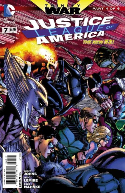 Justice League of America, Vol. 3 Trinity War - Chapter Four |  Issue#7A | Year:2013 | Series: Justice League | Pub: DC Comics | Doug Mahnke Regular Cover