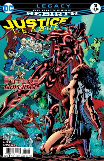 Justice League, Vol. 2 Legacy, Conclusion |  Issue#31A | Year:2017 | Series: Justice League | Pub: DC Comics | Regular Bryan Hitch Cover