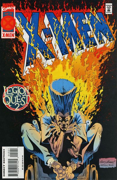X-Men, Vol. 1 Legion Quest - Part 2: The Killing Time |  Issue#40A | Year:1994 | Series: X-Men | Pub: Marvel Comics