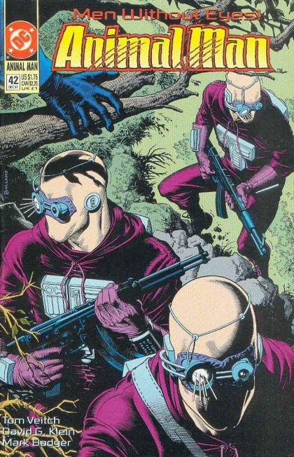 Animal Man, Vol. 1 Men Without Eyes |  Issue#42 | Year:1991 | Series:  | Pub: DC Comics |